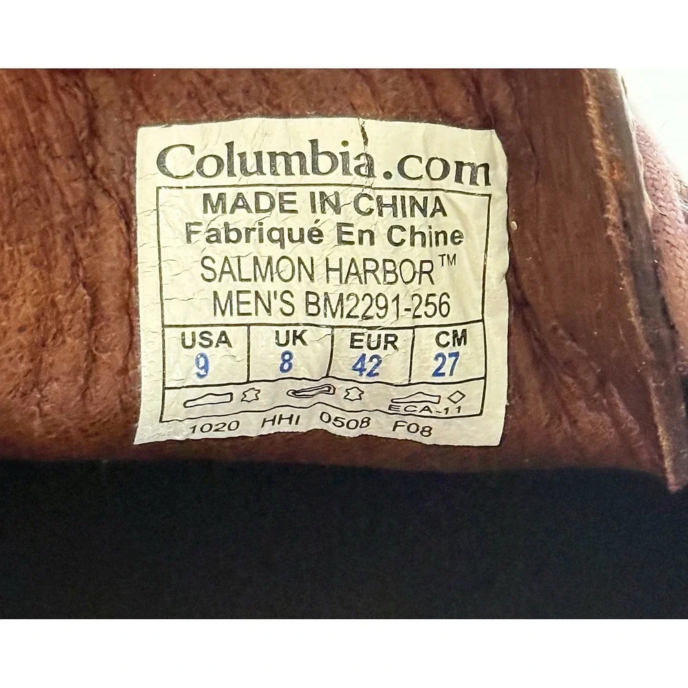 Columbia Men's Omni Grip Leather Oxford/walking Shoes. New In Size 9